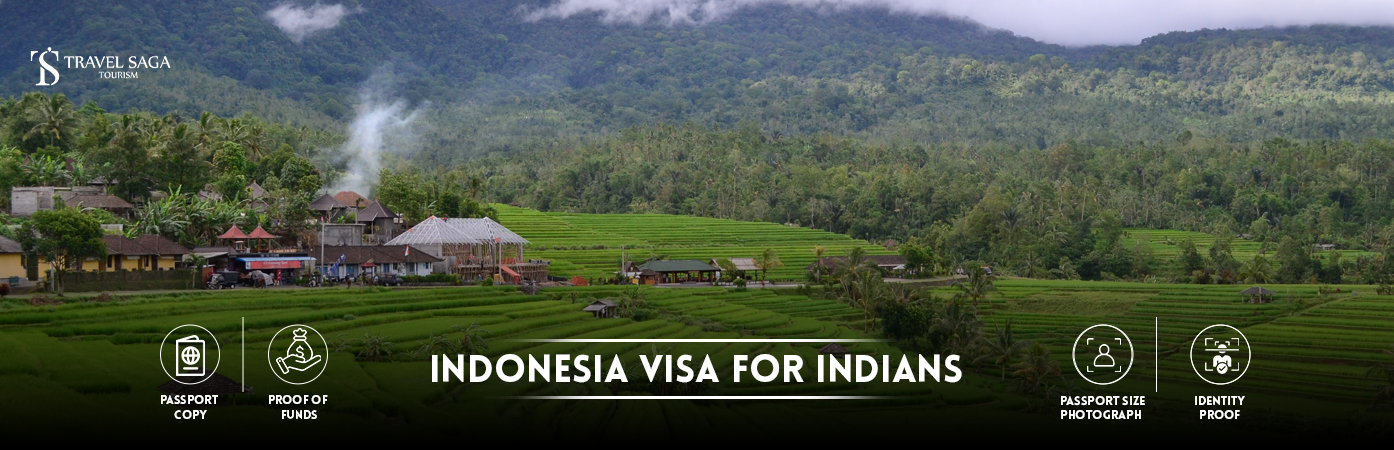 indonesia visa for indians | Indonesia Visa From India BT Banner by Travel Saga Tourism
