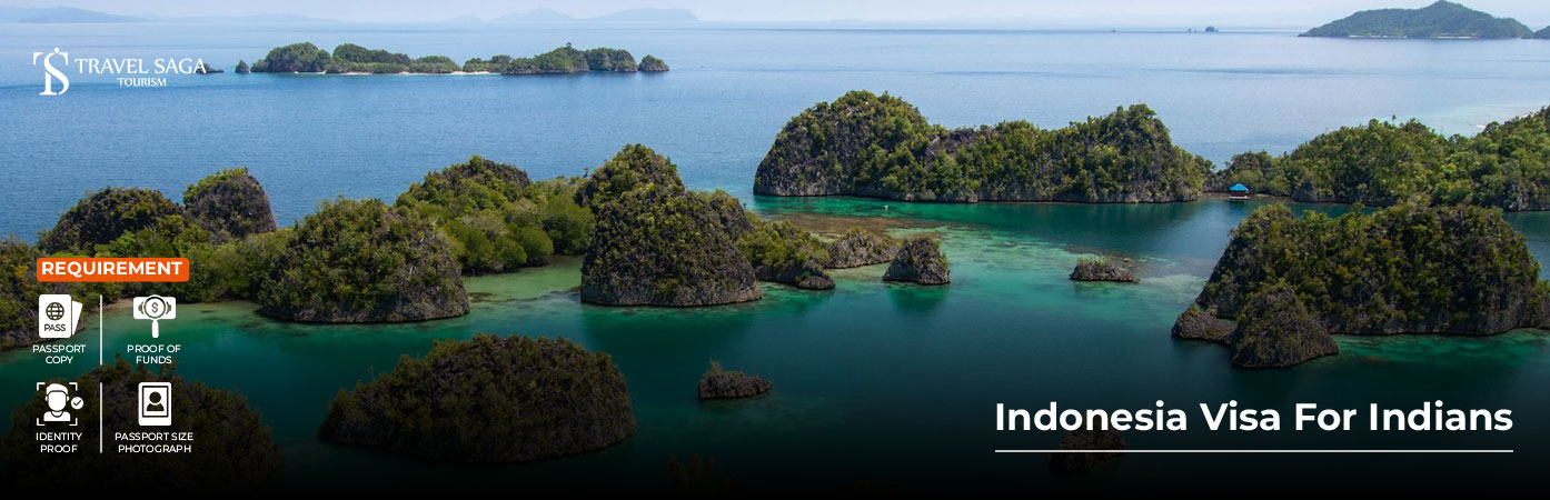Indonesia Visa for Indians BT Banner by Travel Saga Tourism