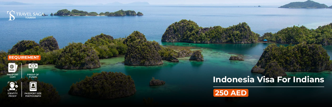 Indonesia Visa for Indians BT Banner by Travel Saga Tourism