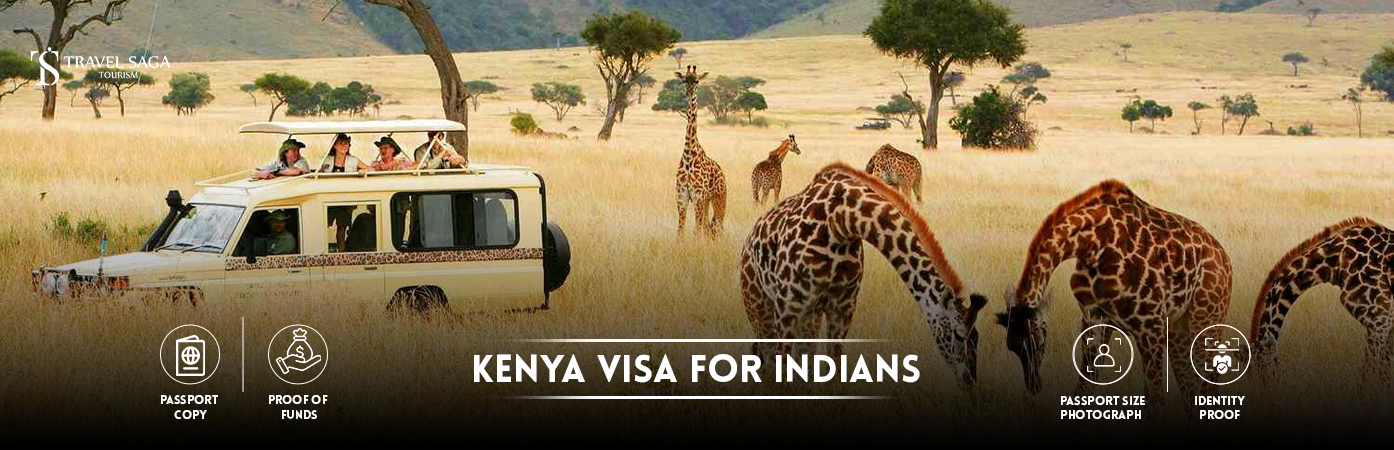 Kenya Visa for Indians | Kenya Visa From India BT Banner by Travel Saga Tourism