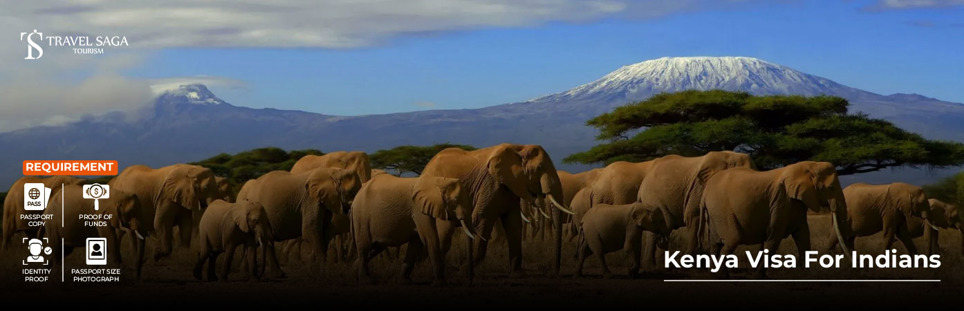 Kenya Visa For Indians BT Banner by Travel Saga Tourism