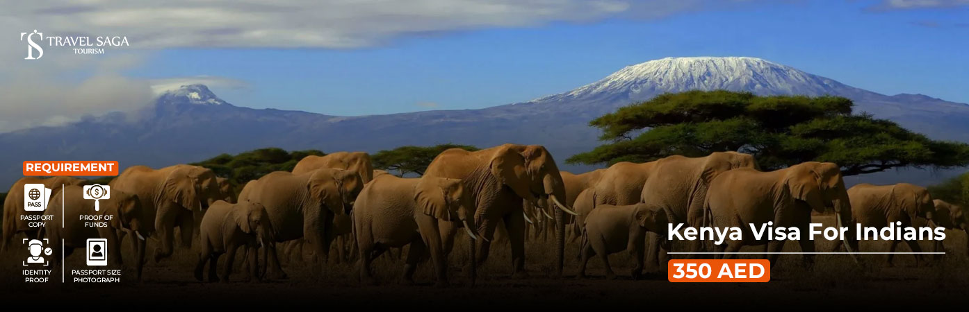 Kenya Visa For Indians BT Banner by Travel Saga Tourism