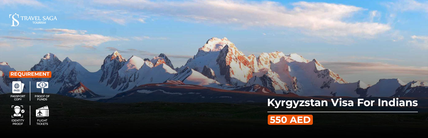 Kyrgyzstan Visa For Indians BT Banner by Travel Saga Tourism