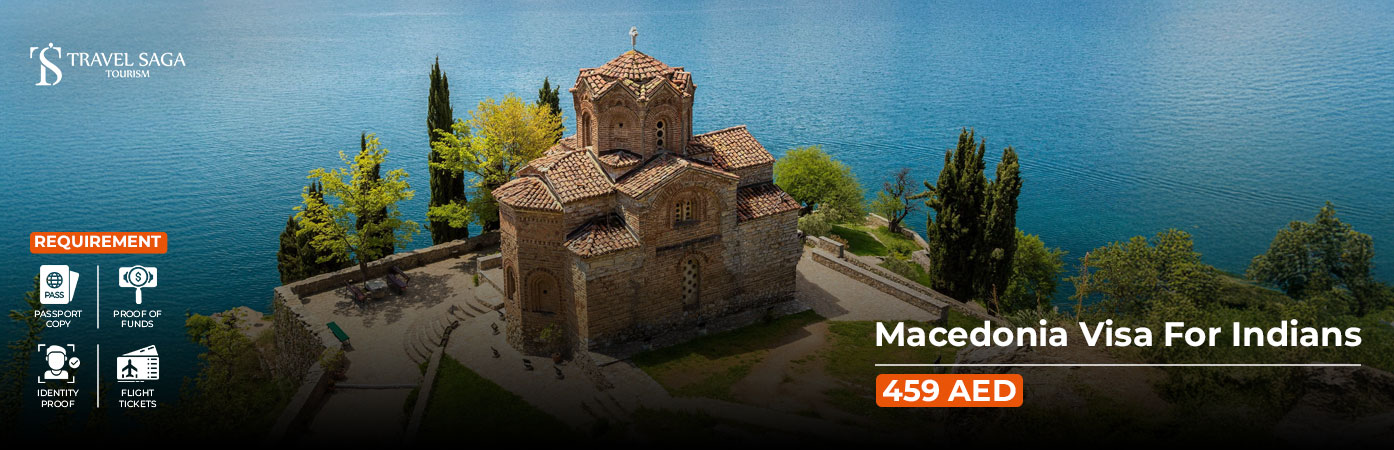 Macedonia Visa For Indians BT Banner by Travel Saga Tourism