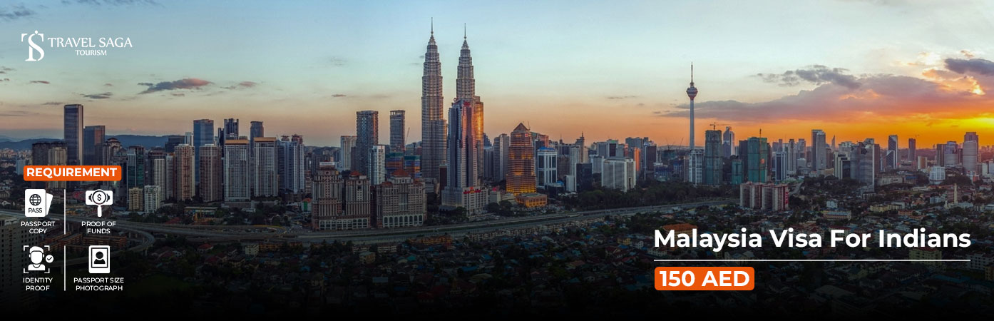 Malaysia Visa for Indians BT Banner by Travel Saga Tourism