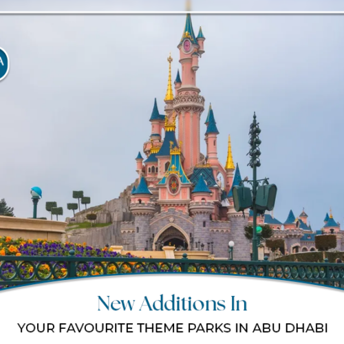 Theme parks in Abu Dhabi | New attractions in Abu Dhabi Blog Banner by Travel Saga Tourism