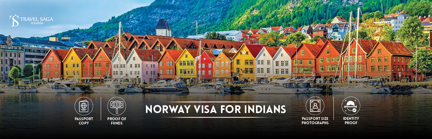 Norway Visa For Indians | Norway Visa From India BT Banner by Travel Saga Tourism