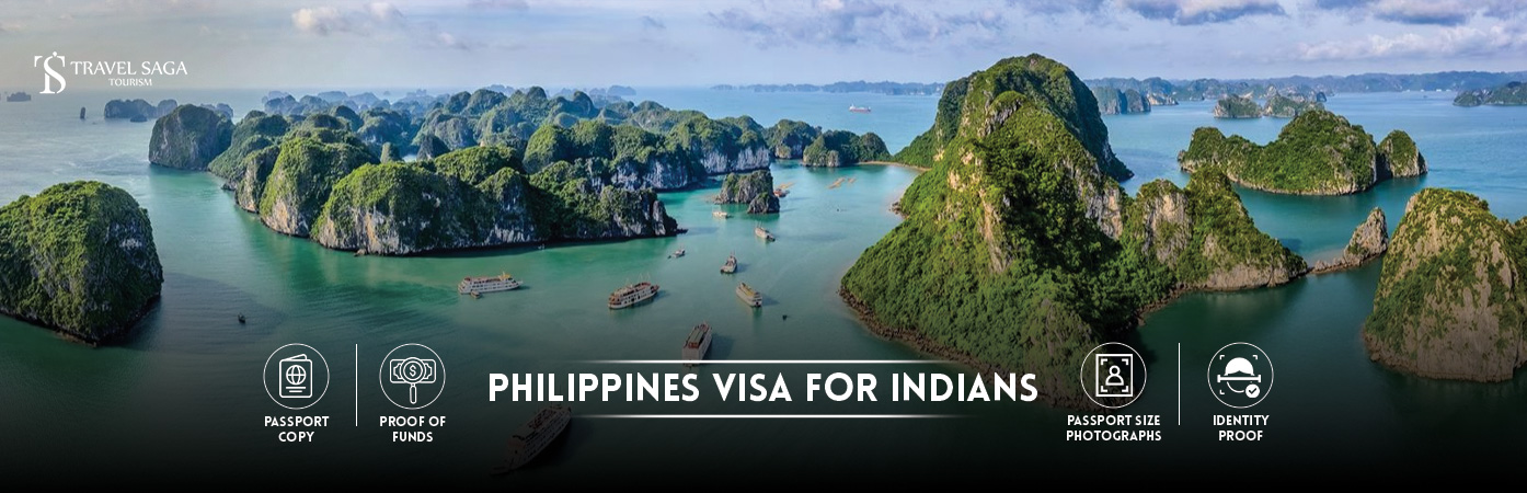 Philippines Visa for Indians | Philippines tourist visa for Indians BT Banner by Travel Saga Tourism