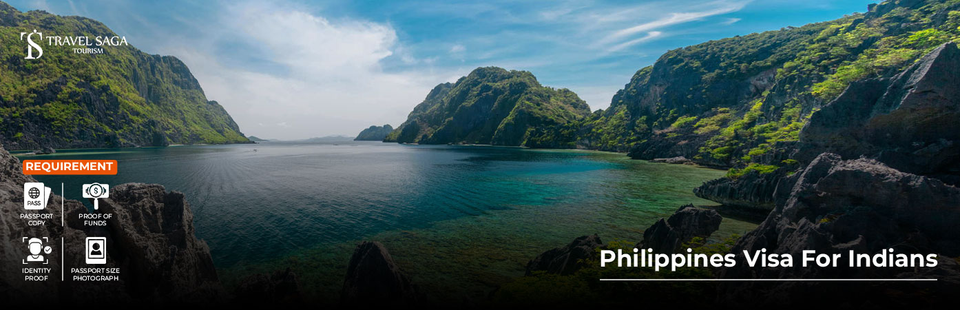 Philippines Visa for Indians BT Banner by Travel Saga Tourism