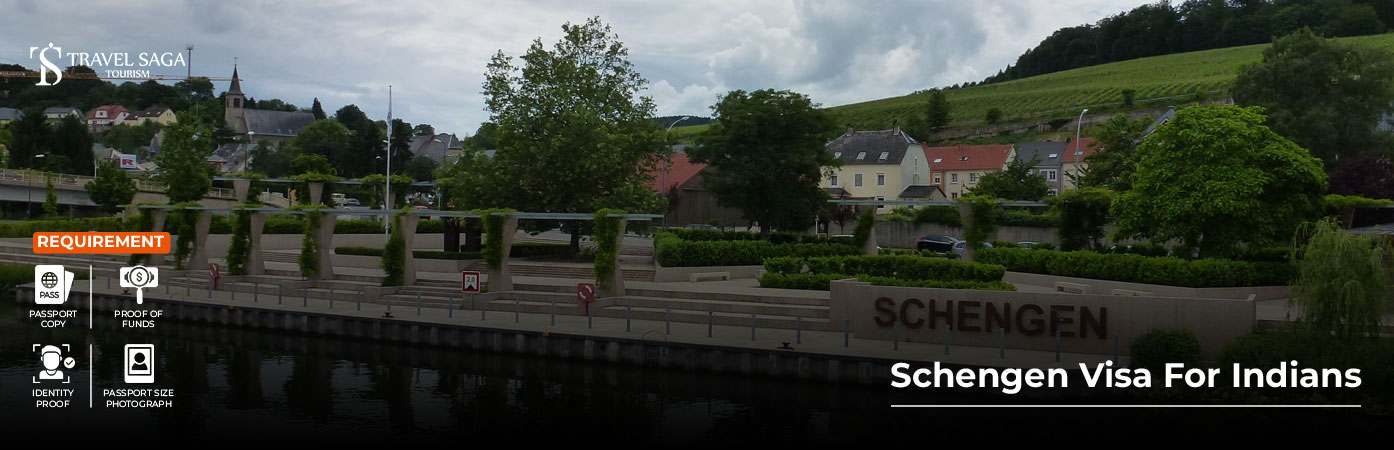 Schengen Visa for Indians BT Banner by Travel Saga Tourism