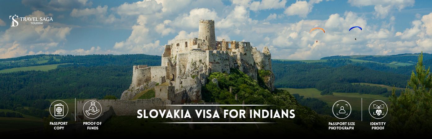 Slovakia Visa for Indians | Slovakia Visa Application From India BT Banner by Travel Saga Tourism