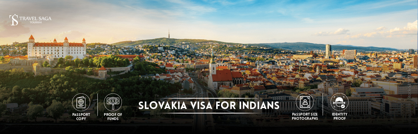 Slovakia Visa for Indians | Slovakia visa from India BT Banner by Travel Saga Tourism
