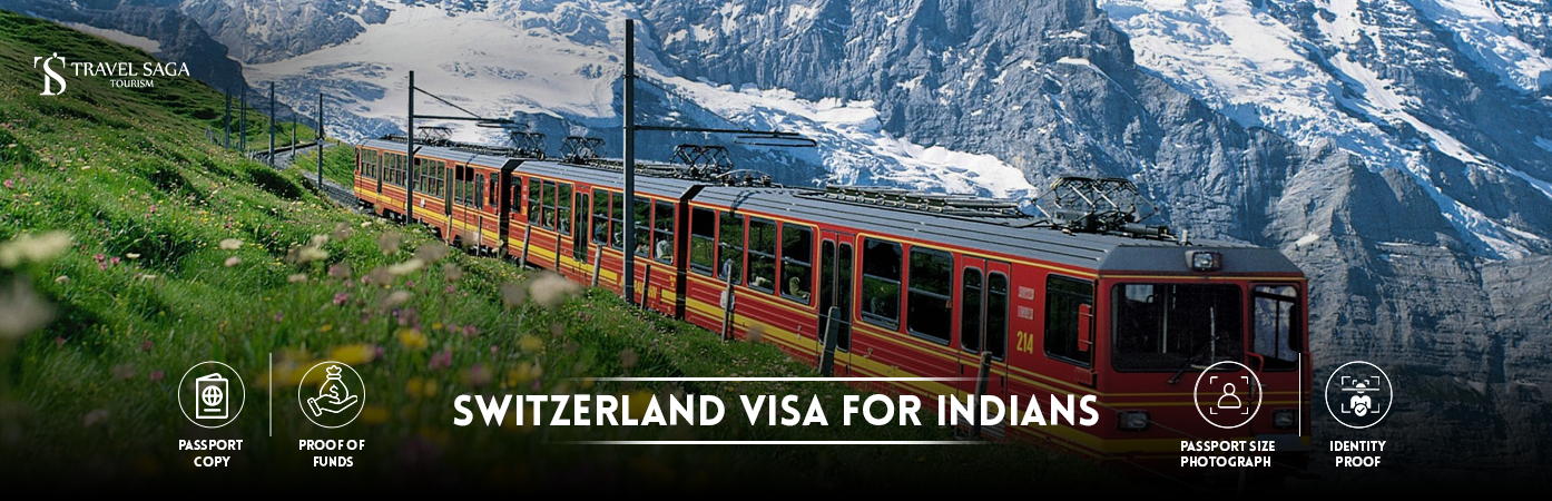 Switzerland Visa for Indians | switzerland tourist visa for indians BT Banner by Travel Saga Tourism