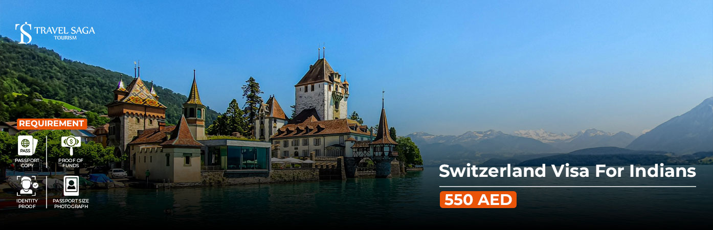 Switzerland Visa for Indians BT Banner by Travel Saga Tourism