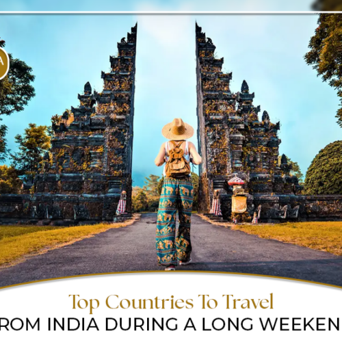 Top countries to travel from India |  Weekend international trips from India Blog Banner by Travel Saga Tourism