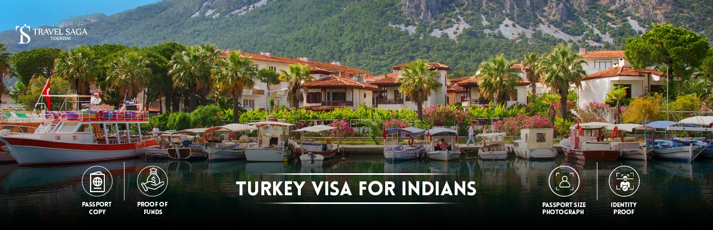 Turkey Visa for Indians | turkey tourist visa for indians BT Banner by Travel Saga Tourism