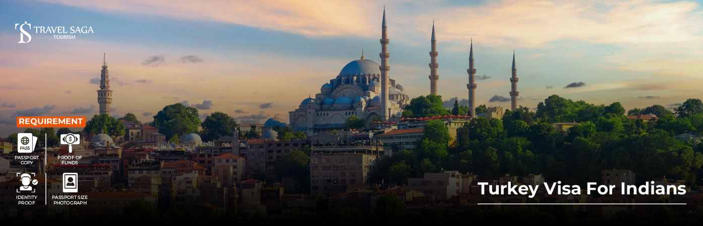 Turkey Visa For Indians BT Banner by Travel Saga Tourism