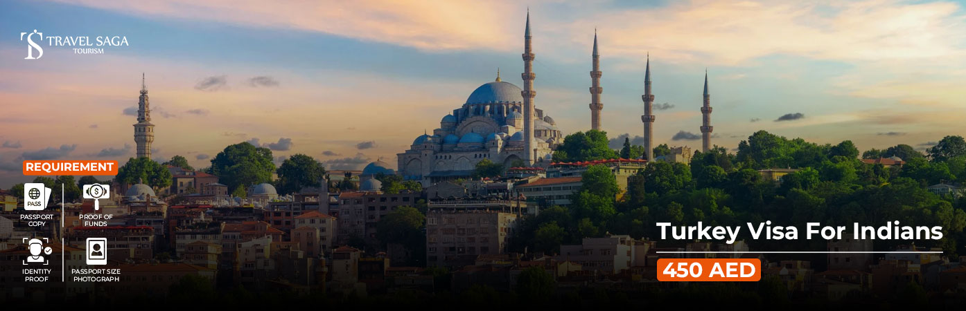Turkey Visa For Indians BT Banner by Travel Saga Tourism