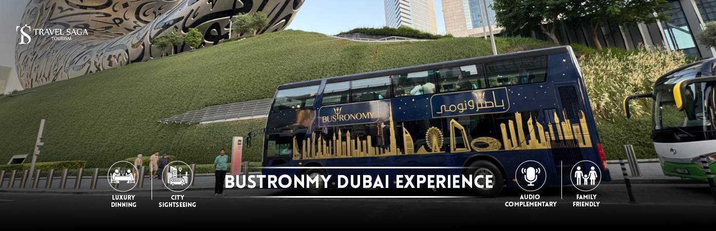 BusTronomy Dubai experiences, BusTronomy Dubai Dining Experience BT Banner by Travel Saga Tourism