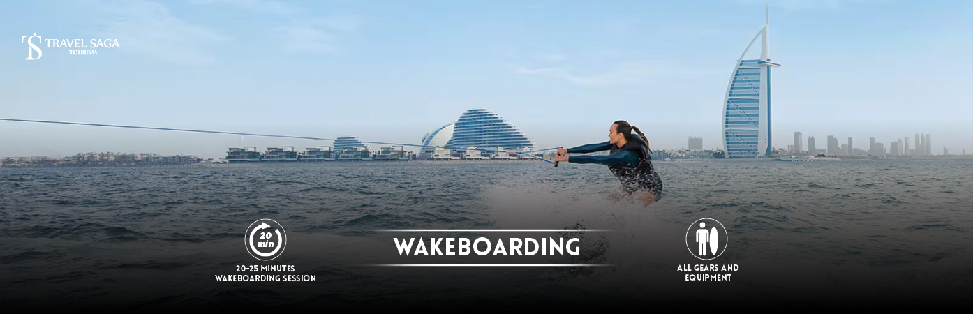 wakeboarding Dubai | Wake Dubai BT banner by Travel Saga Tourism