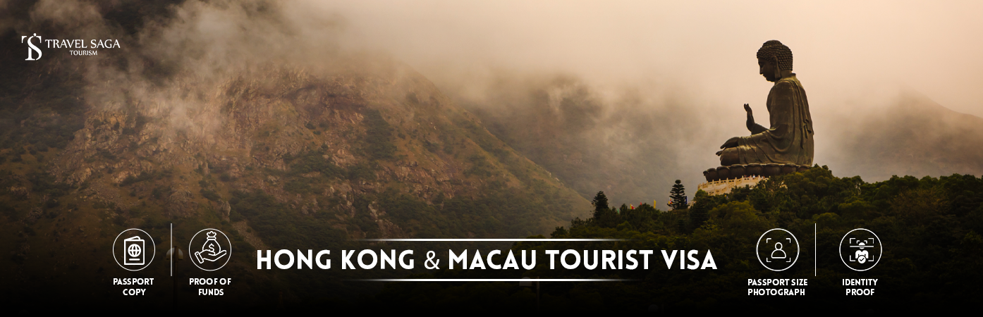 Macau Visa for Indians | Hong Kong & Macau Tourist Visa from india BT Banner by Travel Saga Tourism