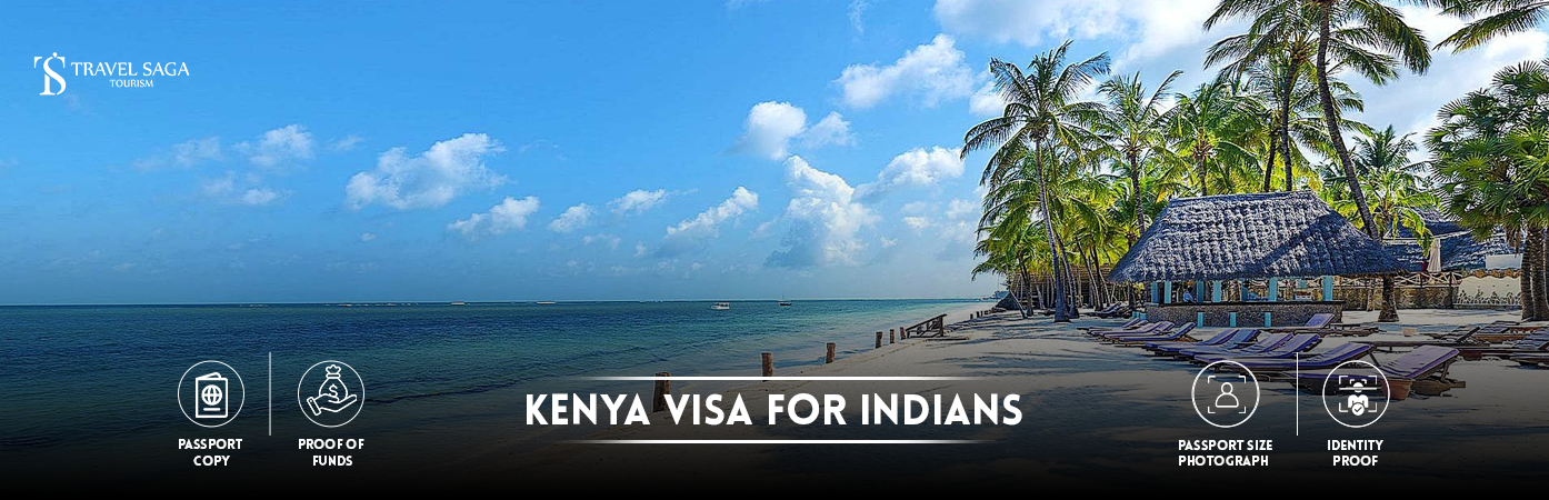 Kenya Visa for Indians | Kenya Tourist Visa for Indians BT Banner by Travel Saga Tourism