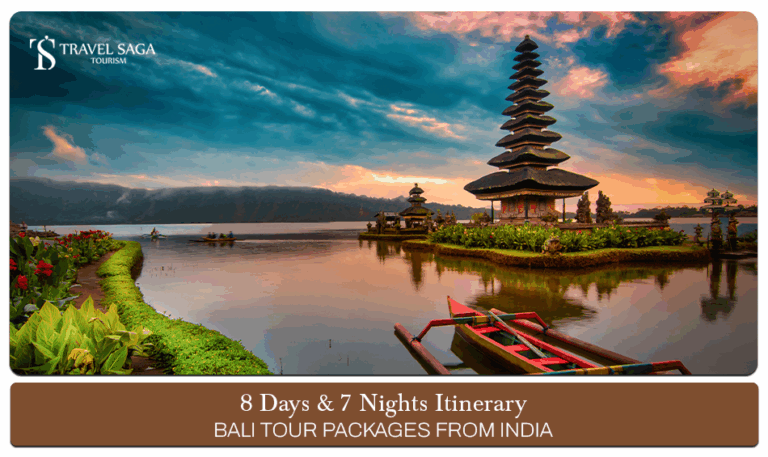 Bali Tour Package from India, Bali Tour Package for 8 Days Blog Banner by Travel Saga Tourism
