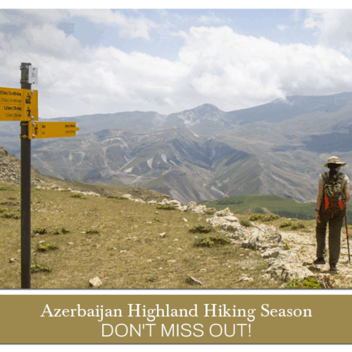 Azerbaijan Tour Package, Azerbaijan highland hiking season Blog banner by Travel Saga Tourism
