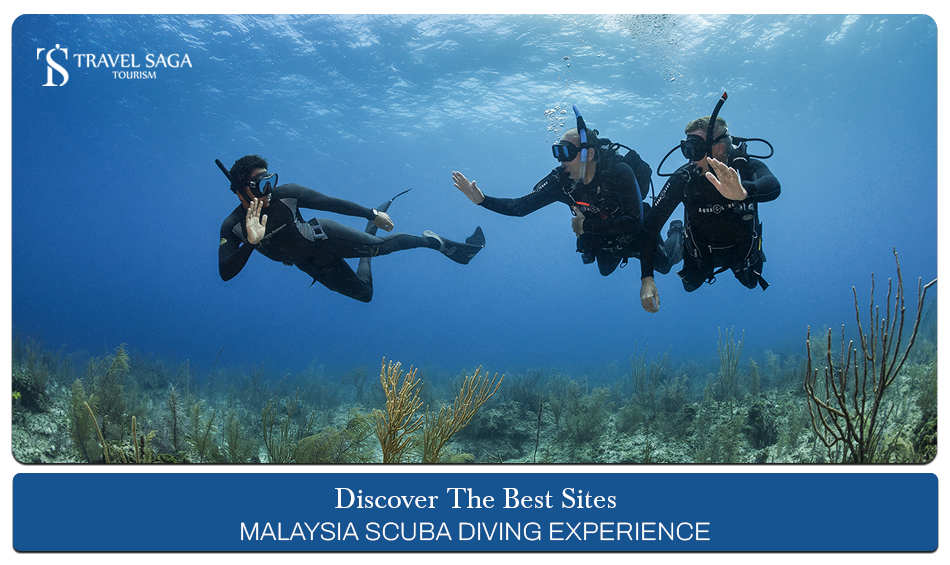 Malaysia scuba diving | best dive sites in Malaysia Blog banner by Travel Saga Tourism