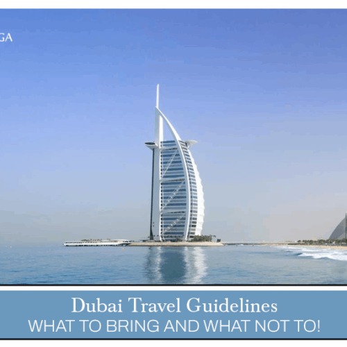 Dubai travel guidelines,  What to bring to Dubai Blog Banner by Travel Saga Tourism