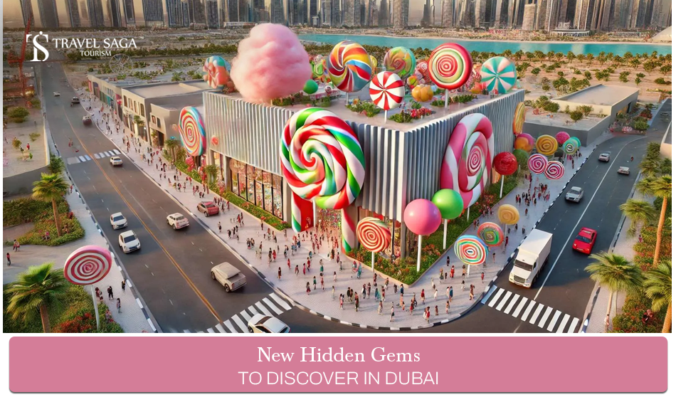 hidden gems to discover in Dubai,  Unique places to visit in Dubai Blog banner by Travel Saga Tourism