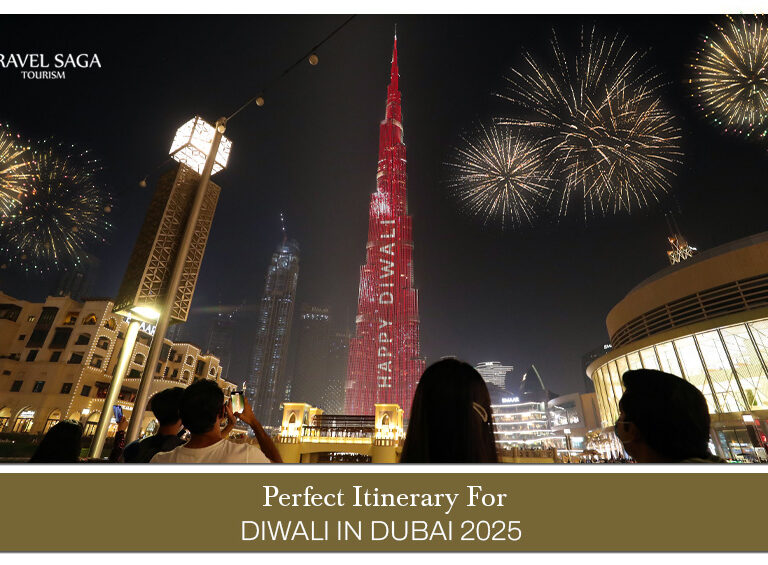 Diwali in Dubai, celebrate Diwali in Dubai, Diwali events in Dubai Blog Banner by Travel Saga Tourism
