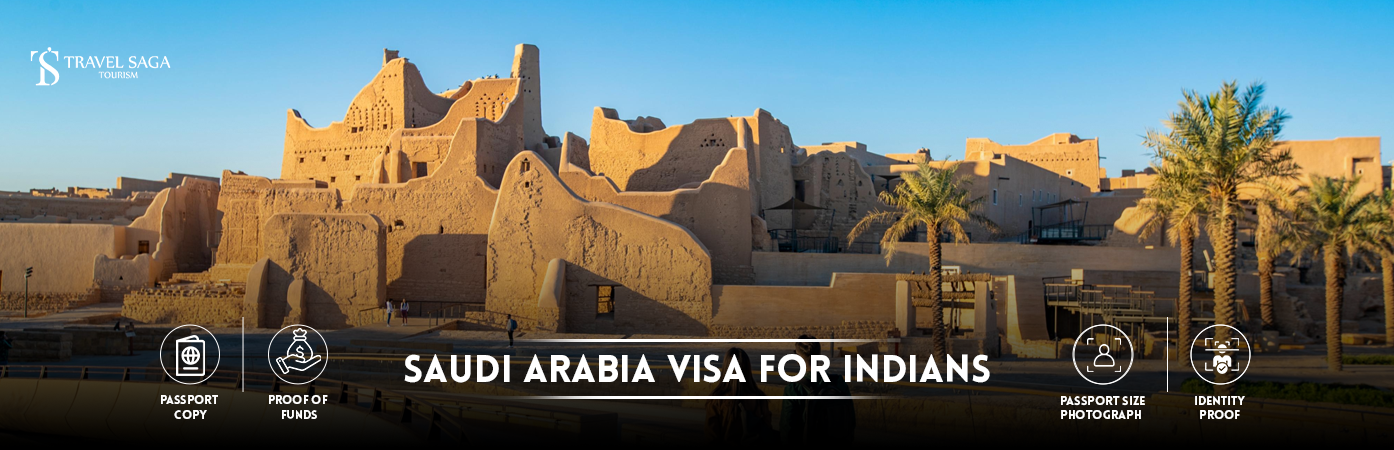 saudi arabia visa for indians | saudi arabia e visa from india BT Banner by Travel Saga Tourism