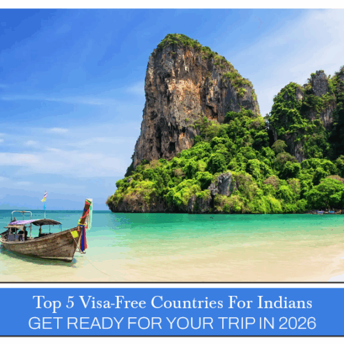 Visa-Free Countries For Indians | visa free travel for Indian passport holders Blog banner by Travel Saga Tourism
