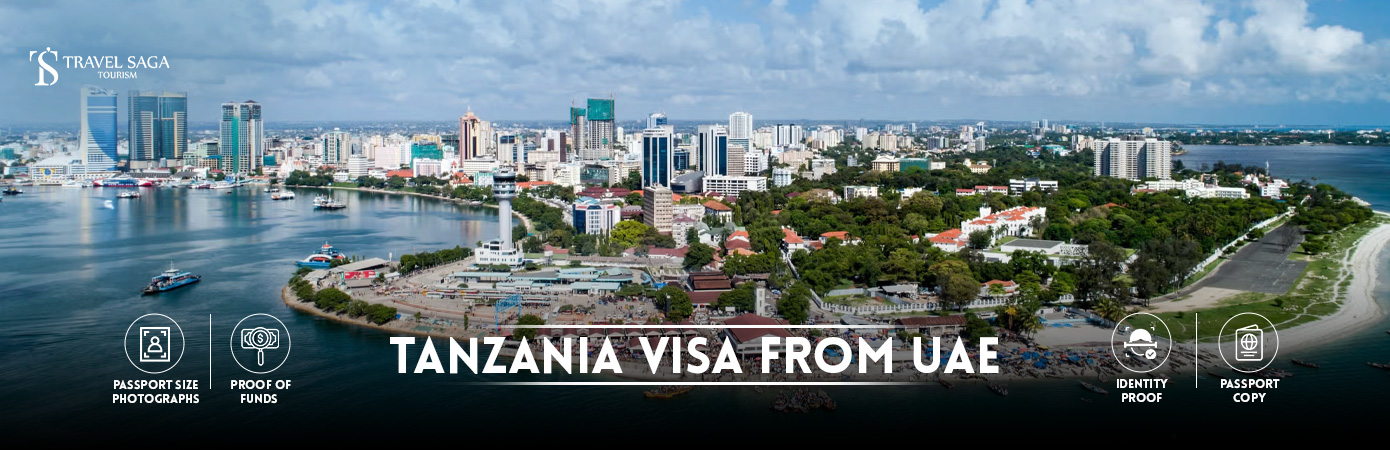 Tanzania visa from UAE | tanzania e visa BT Banner by Travel Saga Tourism