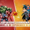 Marvel and DC experiences in UAE | Marvel attractions in UAE Blog Banner By Travel Saga Tourism