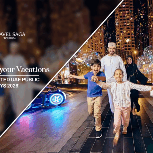 UAE public holidays, Dubai holidays 2026 Blog Banner by Travel Saga Tourism