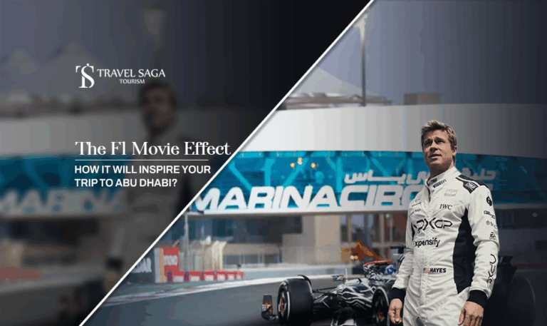 F1 the Movie Abu Dhabi travel inspiration, F1 the Movie premiere Yas Marina Blog abanner by Travel saga touirism