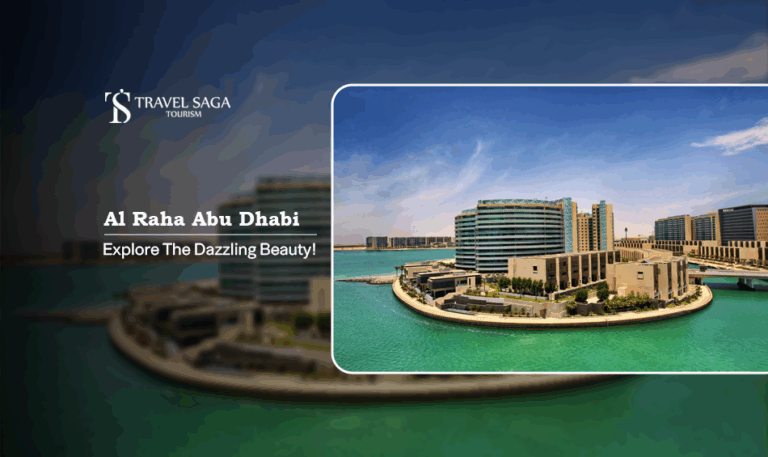 Al Raha Abu Dhabi | Al Raha Beach Abu Dhabi Blog Banner By Travel Saga Tourism