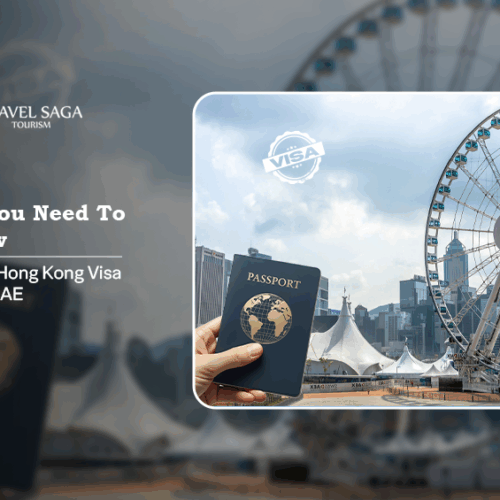 Hong Kong visa from UAE, Hong Kong tourist visa requirements UAE Blog Banner by Travel Saga Tourism