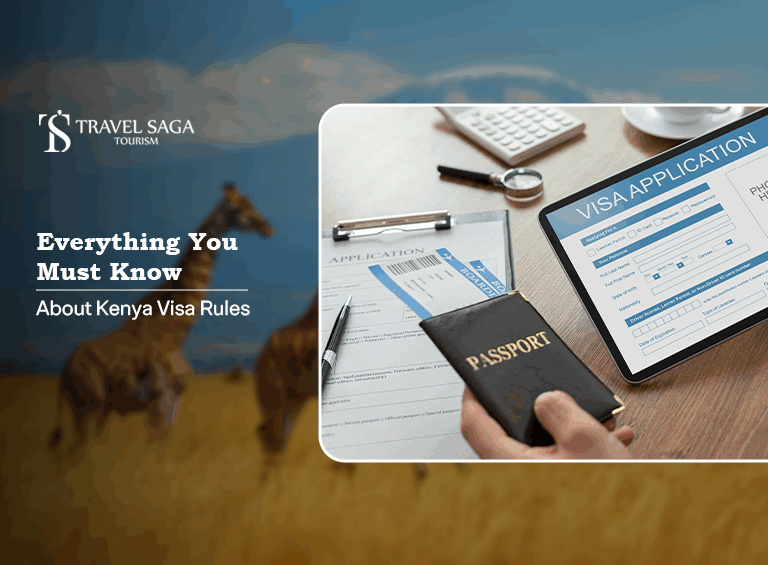 Kenya visa rules, Kenya visa requirements Blog Banner by Travel Saga Tourism