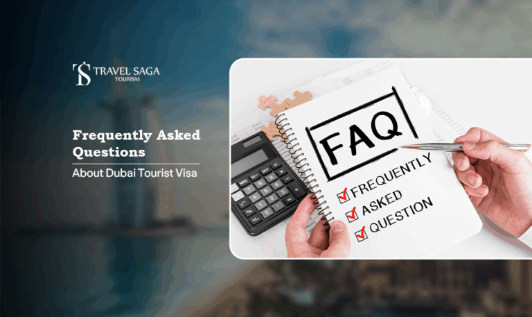 Dubai tourist visa | Dubai visa for Indians Blog Banner By Travel Saga Tourism