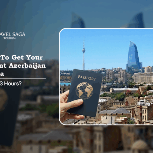 urgent Azerbaijan e-visa, Azerbaijan e-visa express processing Blog Banner by Travel Saga Tourism