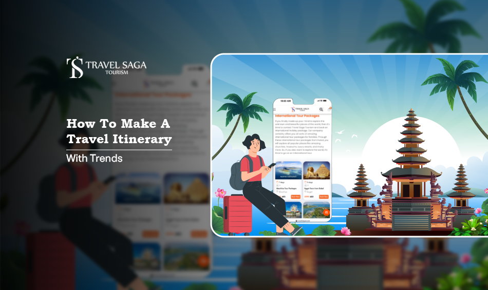 travel trends of 2025 | international tour packages Blog Banner by Travel Saga Tourism