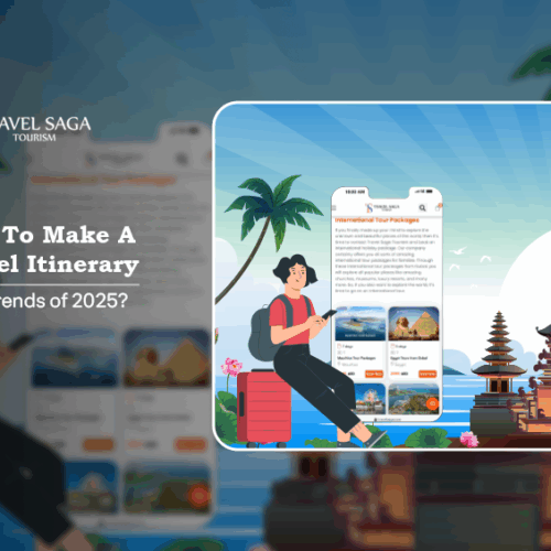 travel trends of 2025 | international tour packages Blog Banner by Travel Saga Tourism