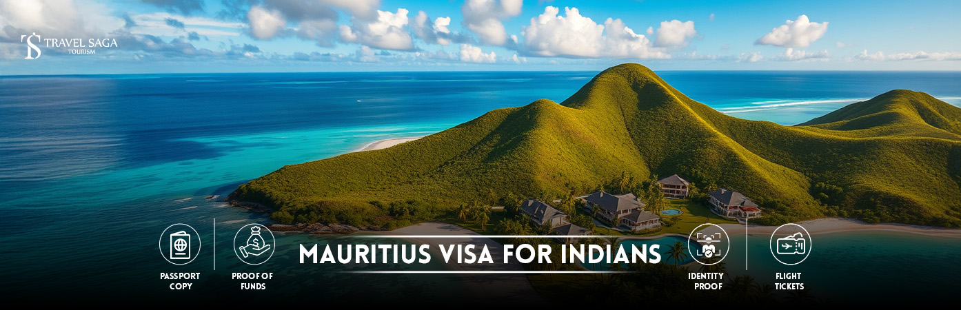 Mauritius Visa For Indians | Mauritius tourist visa from India BT Banner By Travel Saga Tourism