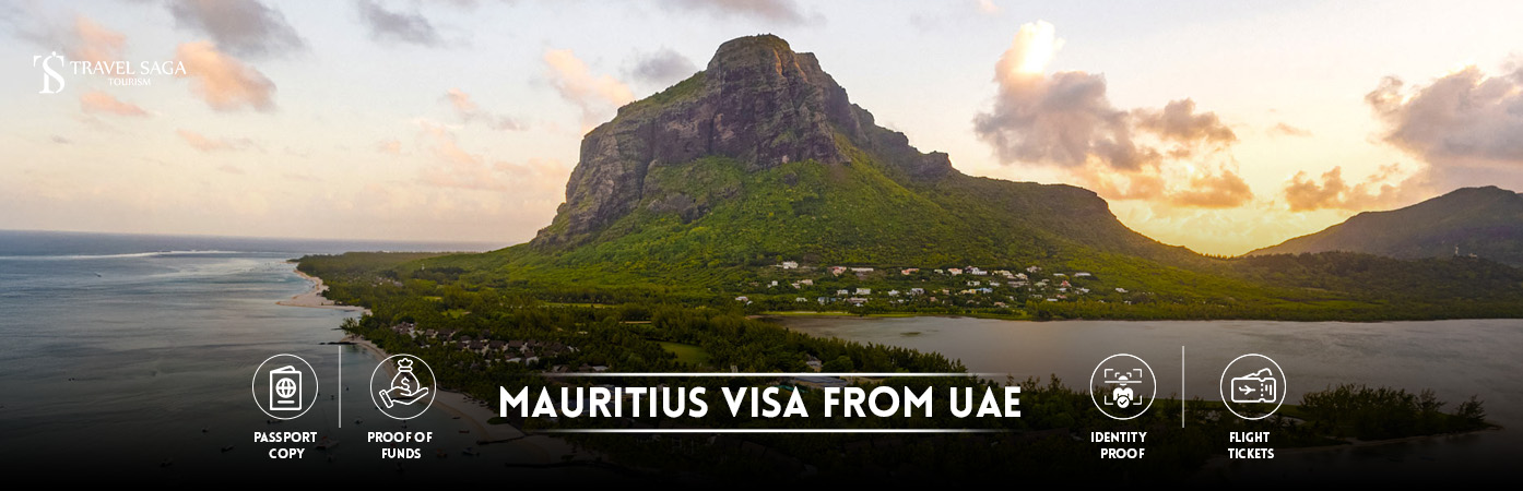 Mauritius Visa From UAE | Mauritius visit visa BT Banner By Travel Saga Tourism