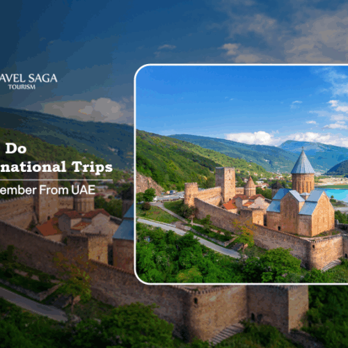 international trips in September | top destinations from UAE in September Blog Banner by Travel Saga Tourism