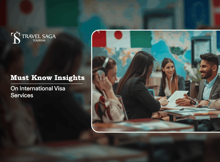 international visa services, global visa assistance Blog Banner by Travel Saga Tourism