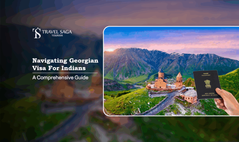 Georgia Visa for Indians | apply for Georgia visa from India Blog Banner By Travel Saga Tourism